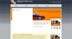 Desktop Screenshot of elephant-rentacar.com